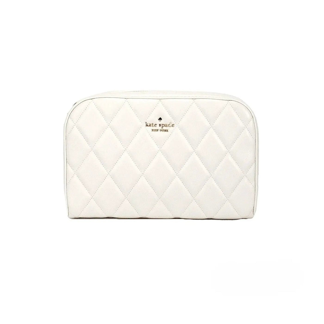 Kate Spade Carey Mini Parchment Quilted Smooth Leather Camera Crossbody Handbag