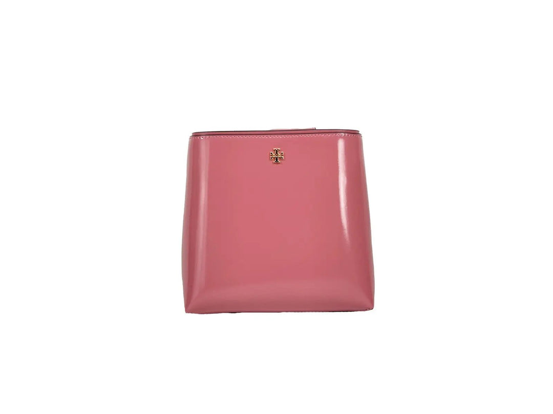 Tory Burch Patent Emerson Small Bucket Bag Purse