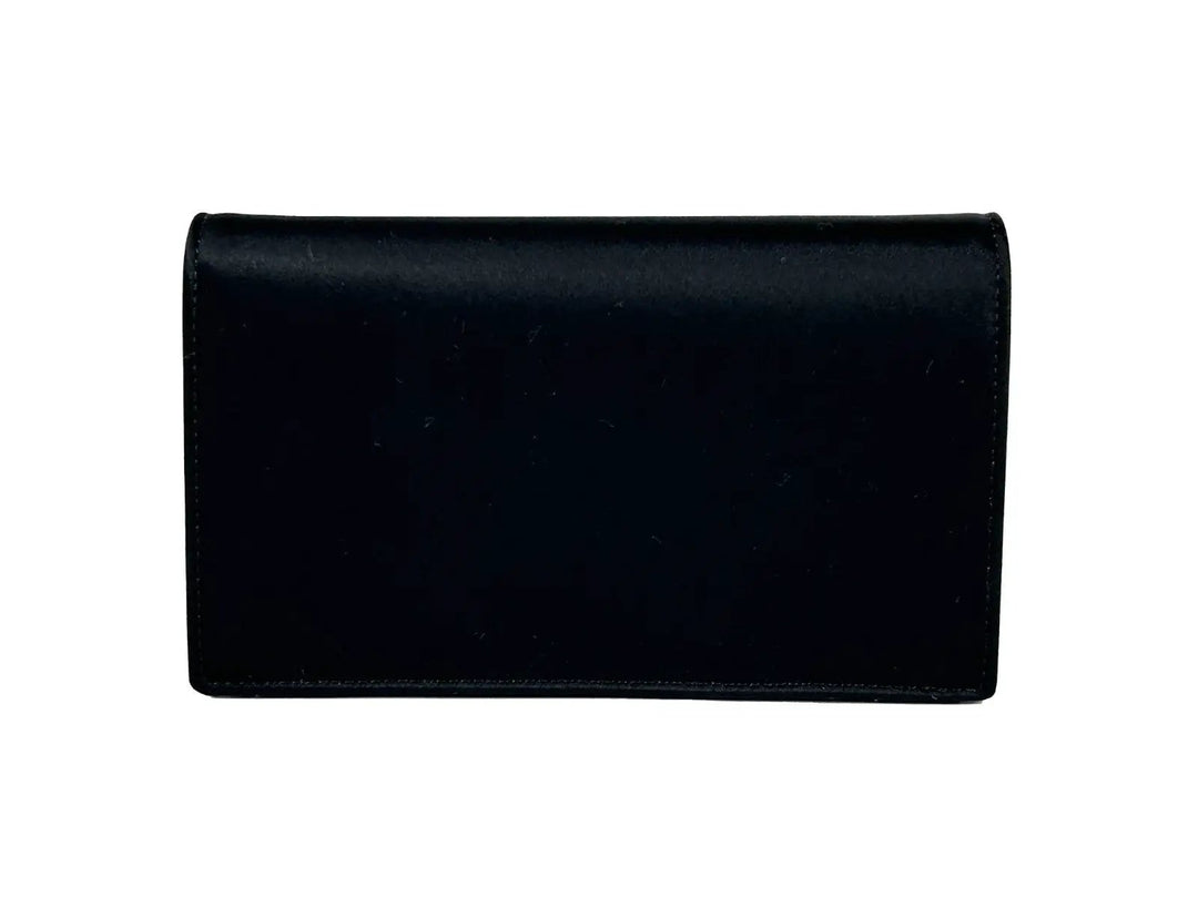 Versace Mini Chain Black Crossbody Wallet Bag