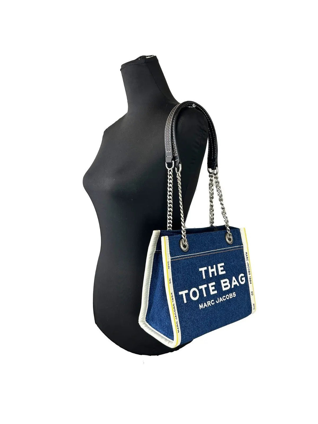 Marc Jacobs Sample Sale | Marc Jacobs Denim Chain Small The Tote Bag - | Designer outlet