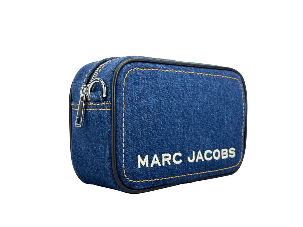 Marc Jacobs Sample Sale | Marc Jacobs Flash Denim Camera Crossbody Bag Purse - | Designer outlet