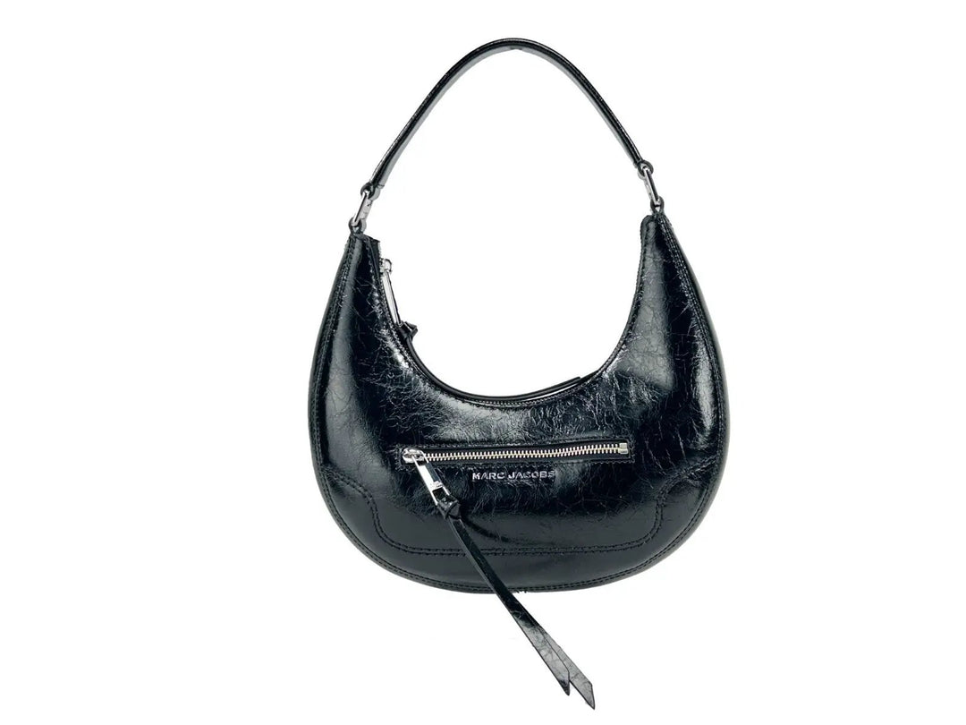 Marc Jacobs Sample Sale | Marc Jacobs Cruiser Small Crescent Crinkle Leather Bag - | Designer outlet