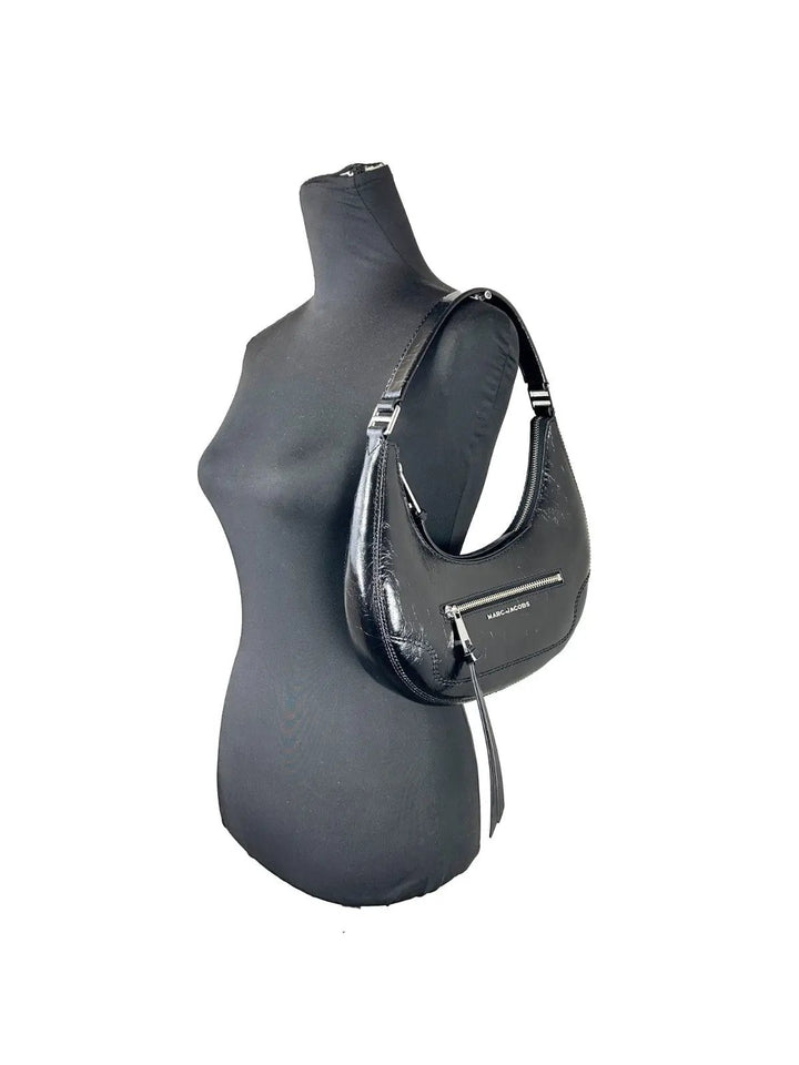 Marc Jacobs Sample Sale | Marc Jacobs Cruiser Small Crescent Crinkle Leather Bag - | Designer outlet