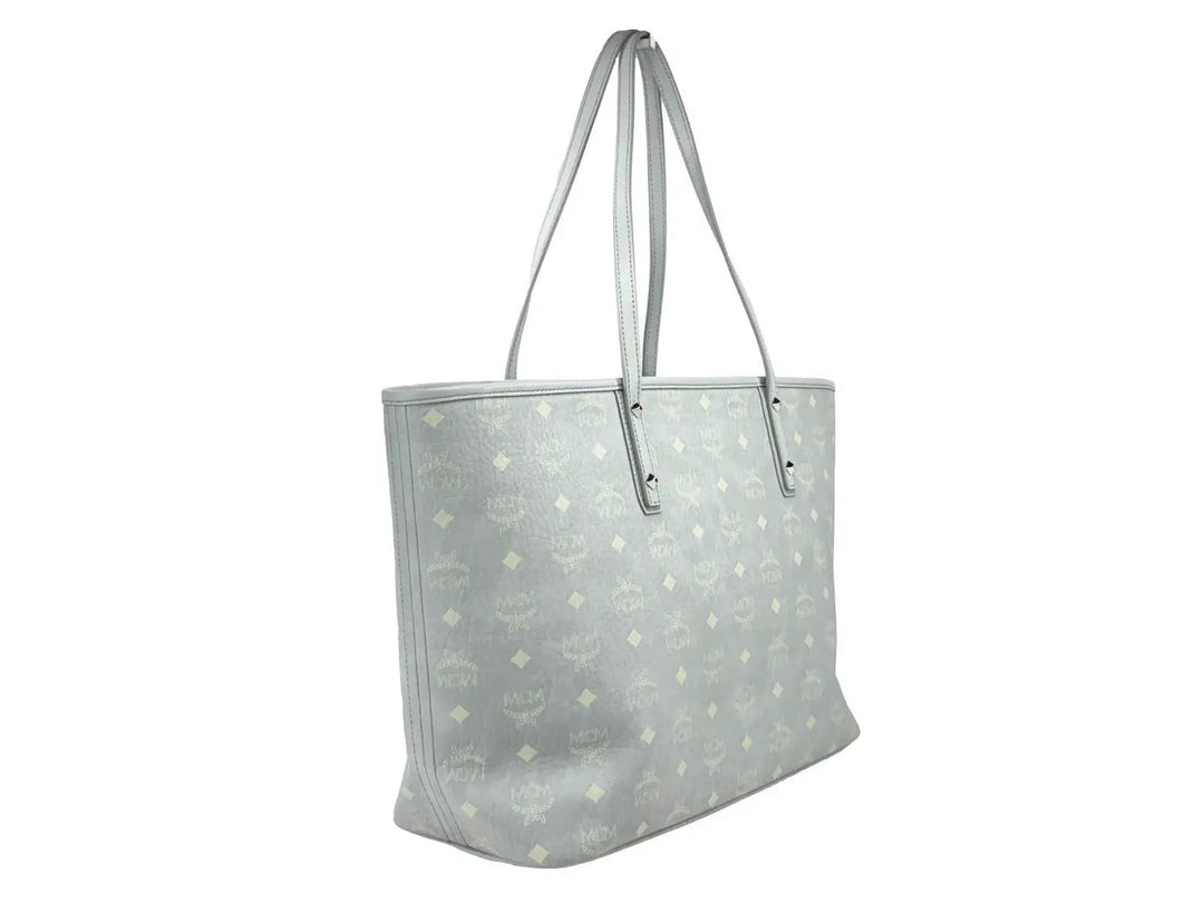 MCM Aren Leather Shoulder Tote Bag