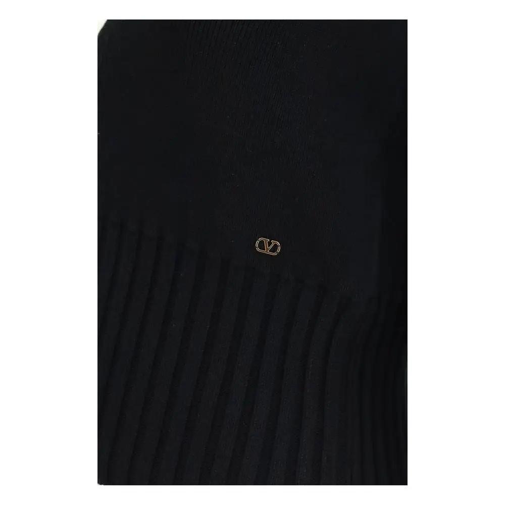 Valentino Sample Sale | Valentino Black Cotton Cardigan - | Designer outlet