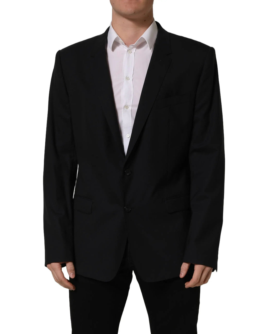 Dolce &amp; Gabbana Sample Sale | Dolce &amp; Gabbana Black Wool Single Breasted Blazer Jacket - | Designer outlet