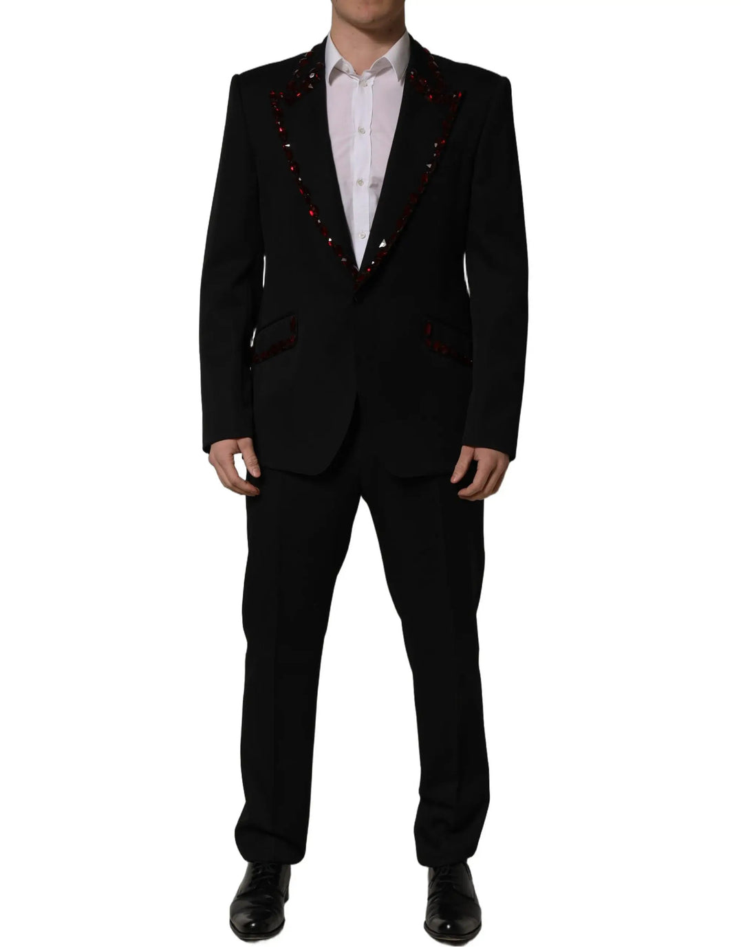 Dolce &amp; Gabbana Sample Sale | Dolce &amp; Gabbana Black Crystal Embellished 2 Piece Suit - | Designer outlet