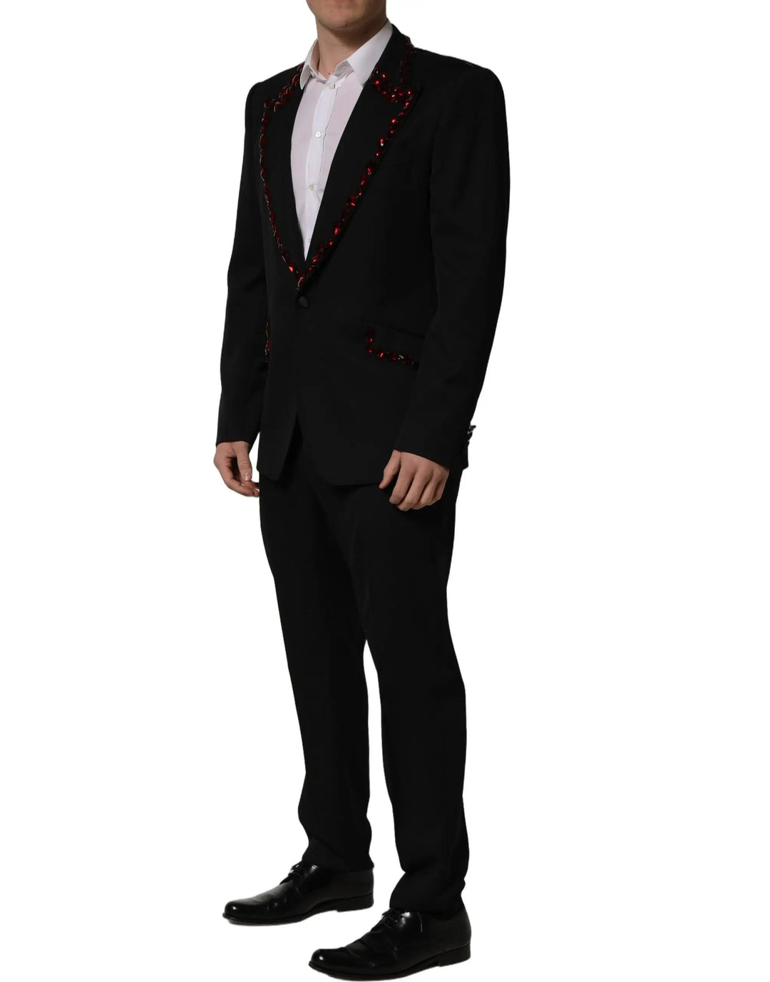 Dolce &amp; Gabbana Sample Sale | Dolce &amp; Gabbana Black Crystal Embellished 2 Piece Suit - | Designer outlet