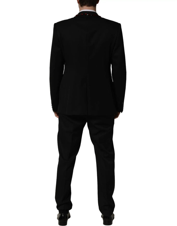 Dolce &amp; Gabbana Sample Sale | Dolce &amp; Gabbana Black Crystal Embellished 2 Piece Suit - | Designer outlet