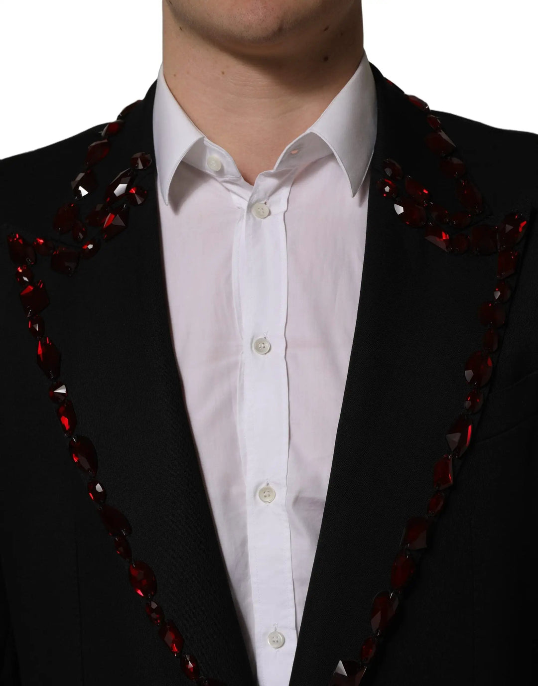 Dolce &amp; Gabbana Sample Sale | Dolce &amp; Gabbana Black Crystal Embellished 2 Piece Suit - | Designer outlet