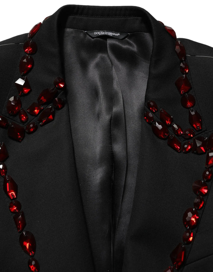 Dolce &amp; Gabbana Sample Sale | Dolce &amp; Gabbana Black Crystal Embellished 2 Piece Suit - | Designer outlet