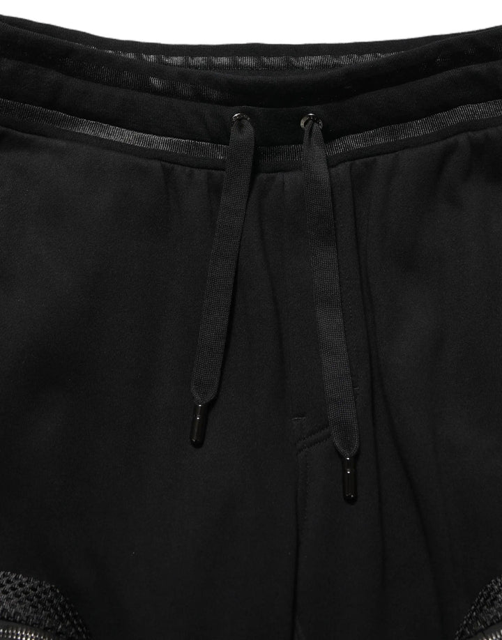 Dolce &amp; Gabbana Sample Sale | Dolce &amp; Gabbana Black Mid Waist Cargo Jogger Sweatpants Pants - | Designer outlet