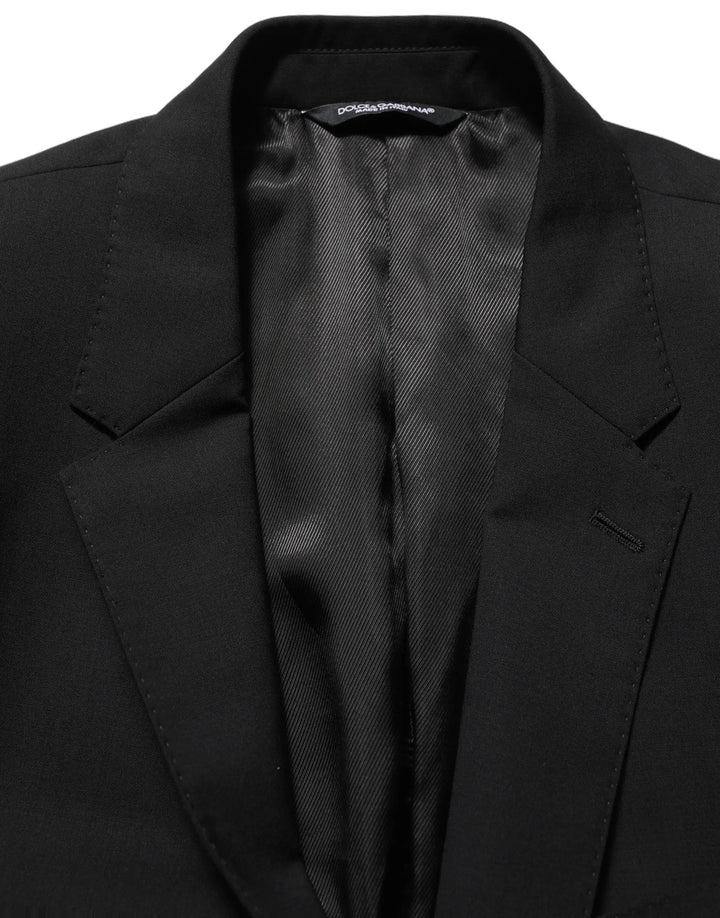 Dolce &amp; Gabbana Sample Sale | Dolce &amp; Gabbana Black Wool Slim Fit Formal 2 Piece Men Suit - | Designer outlet
