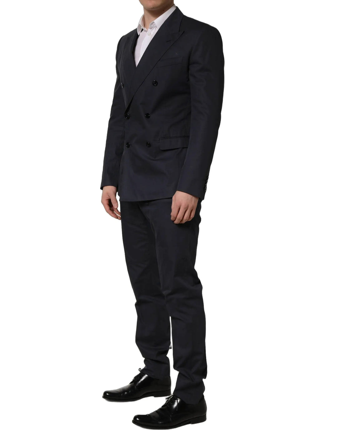 Dolce &amp; Gabbana Sample Sale | Dolce &amp; Gabbana Blue Cotton Slim Fit Formal 2 Piece Men Suit - | Designer outlet