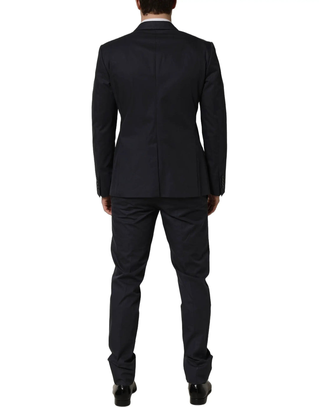 Dolce &amp; Gabbana Sample Sale | Dolce &amp; Gabbana Blue Cotton Slim Fit Formal 2 Piece Men Suit - | Designer outlet
