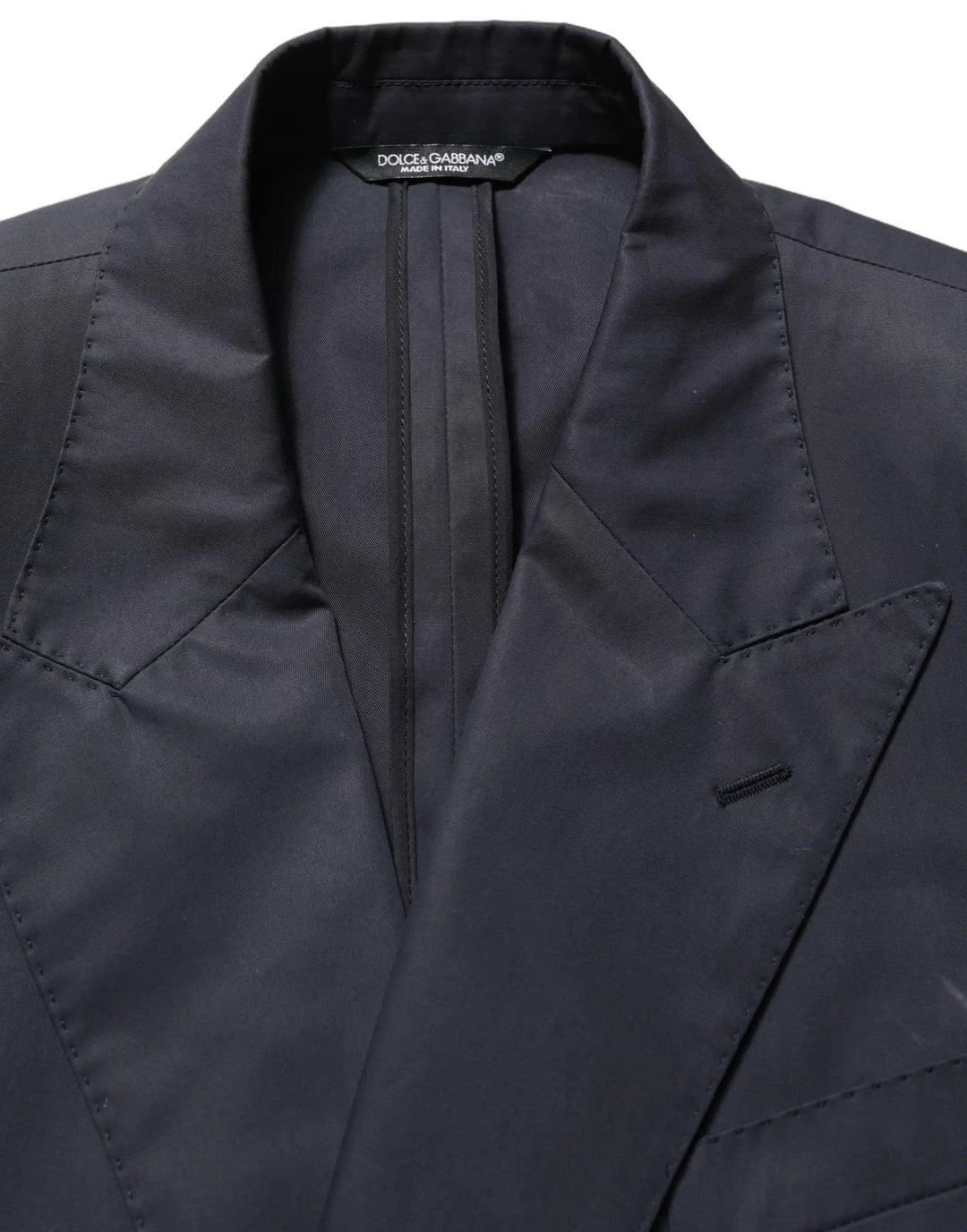 Dolce &amp; Gabbana Sample Sale | Dolce &amp; Gabbana Blue Cotton Slim Fit Formal 2 Piece Men Suit - | Designer outlet