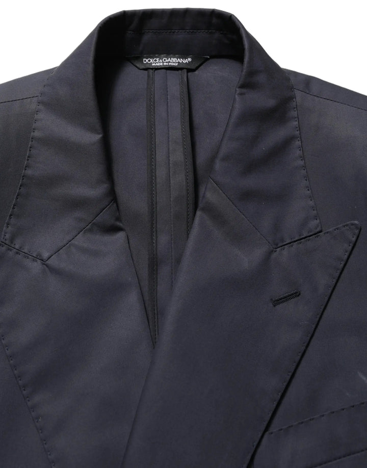 Dolce &amp; Gabbana Sample Sale | Dolce &amp; Gabbana Blue Cotton Slim Fit Formal 2 Piece Men Suit - | Designer outlet