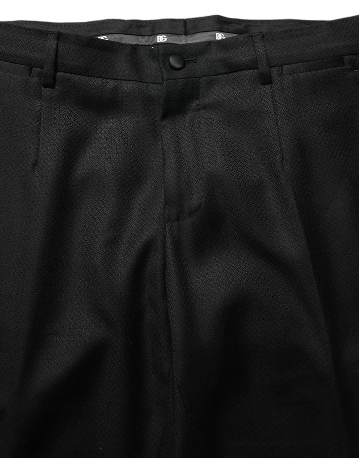 Dolce &amp; Gabbana Sample Sale | Dolce &amp; Gabbana Black Wool Slim Fit Formal 2 Piece Men Suit - | Designer outlet