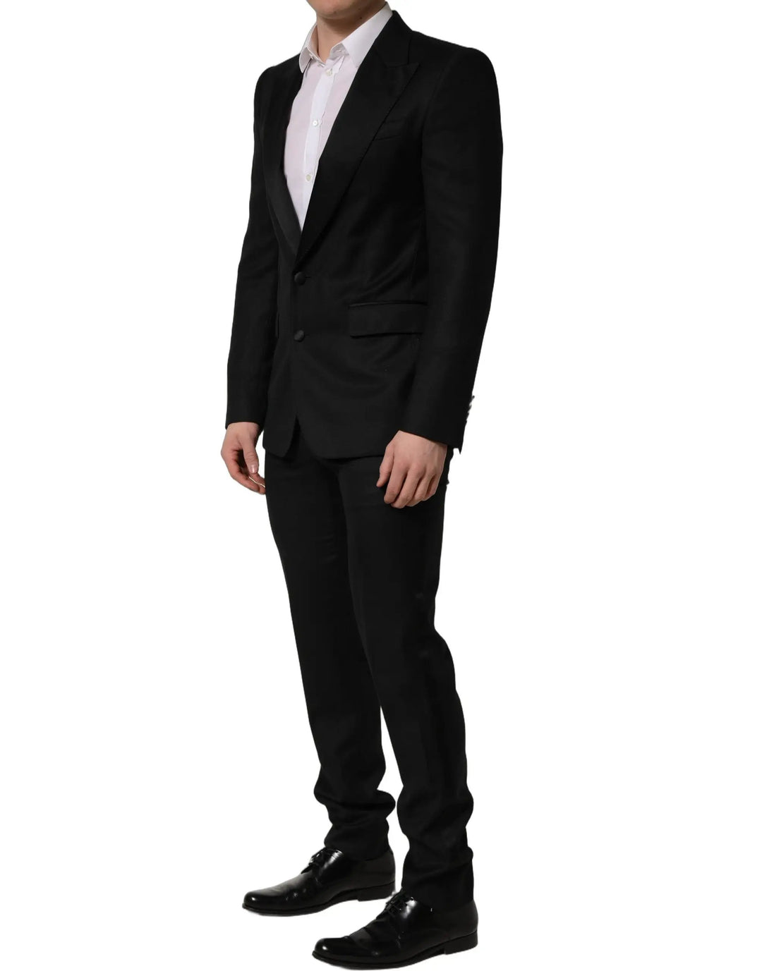 Dolce &amp; Gabbana Sample Sale | Dolce &amp; Gabbana Black Wool Slim Fit Formal 2 Piece Men Suit - | Designer outlet