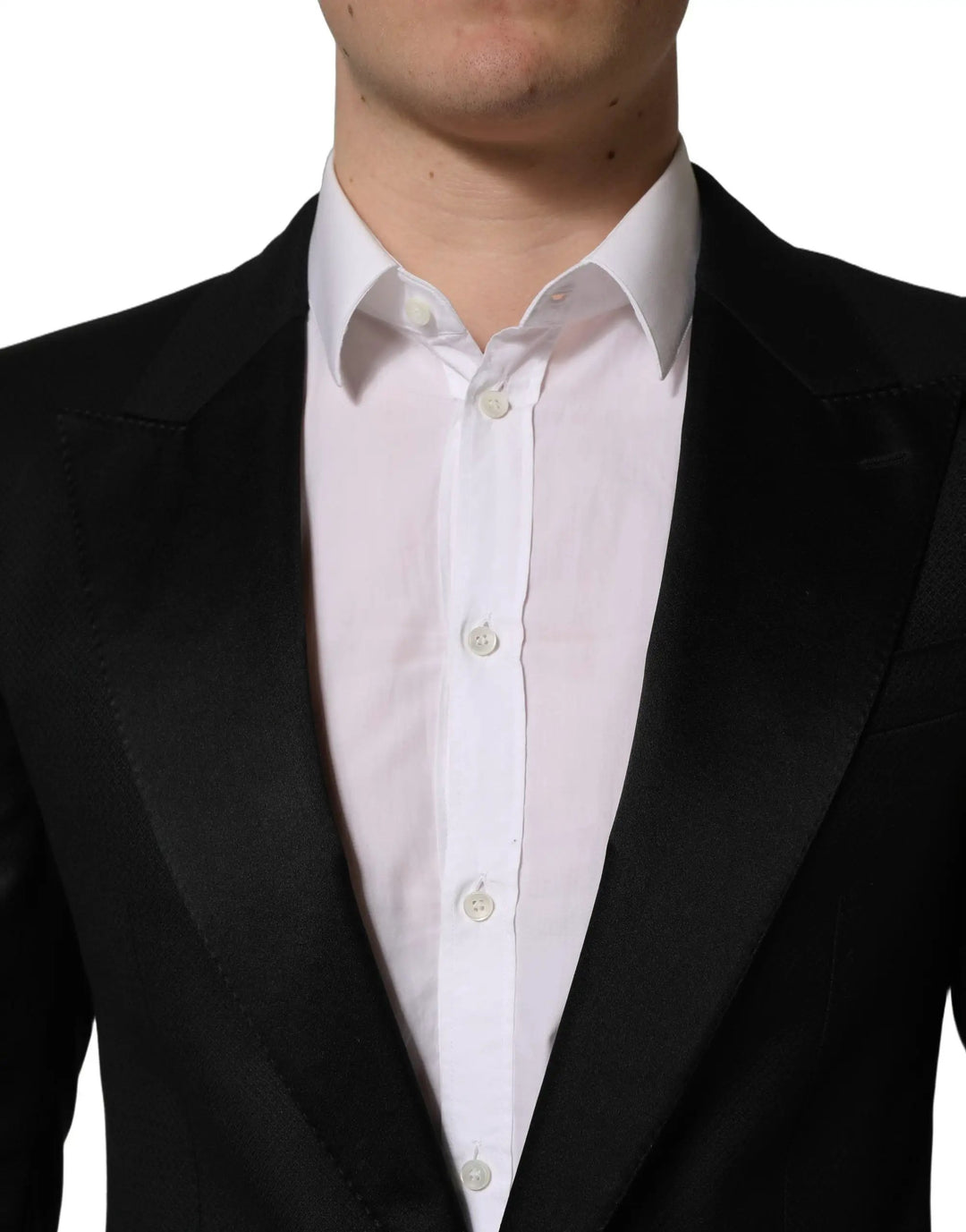 Dolce &amp; Gabbana Sample Sale | Dolce &amp; Gabbana Black Wool Slim Fit Formal 2 Piece Men Suit - | Designer outlet