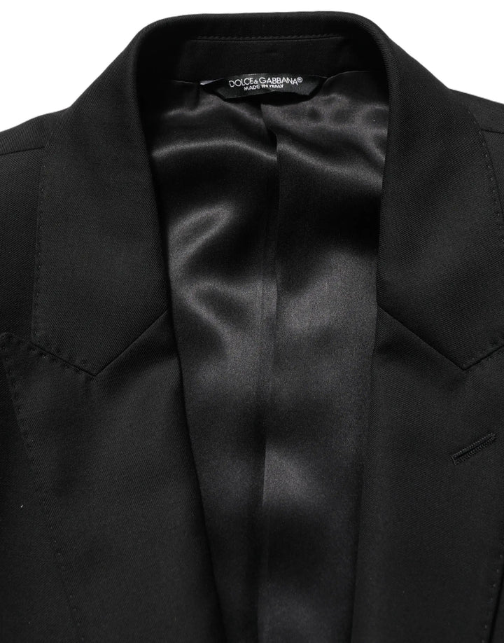 Dolce &amp; Gabbana Sample Sale | Dolce &amp; Gabbana Black Wool Slim Fit Formal 2 Piece Men Suit - | Designer outlet