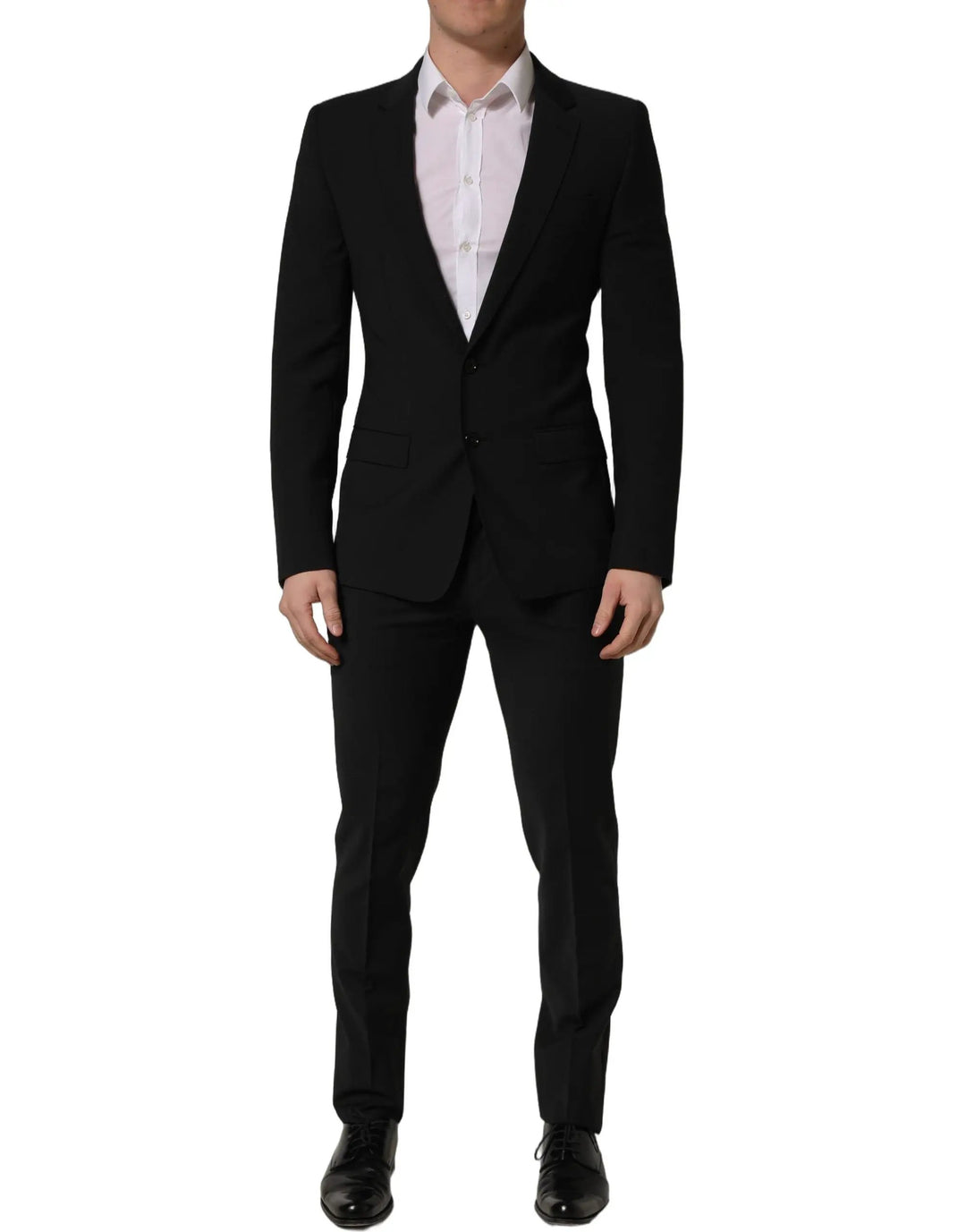 Dolce &amp; Gabbana Sample Sale | Dolce &amp; Gabbana Black Wool Slim Fit Formal 2 Piece Men Suit - | Designer outlet