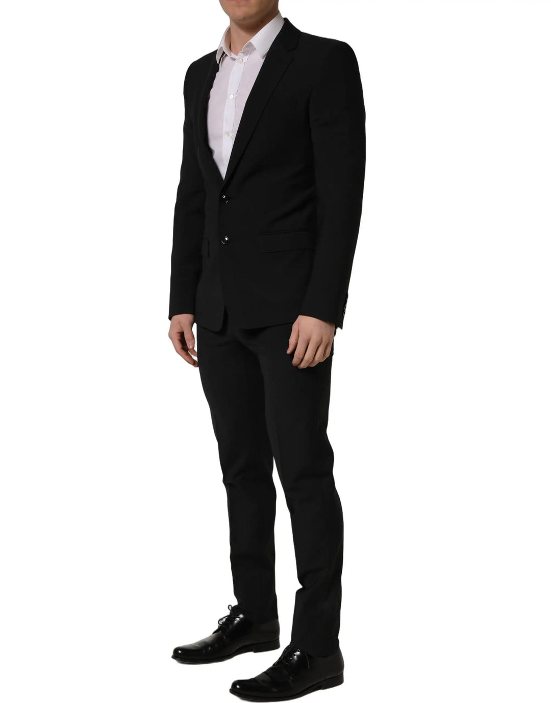Dolce &amp; Gabbana Sample Sale | Dolce &amp; Gabbana Black Wool Slim Fit Formal 2 Piece Men Suit - | Designer outlet