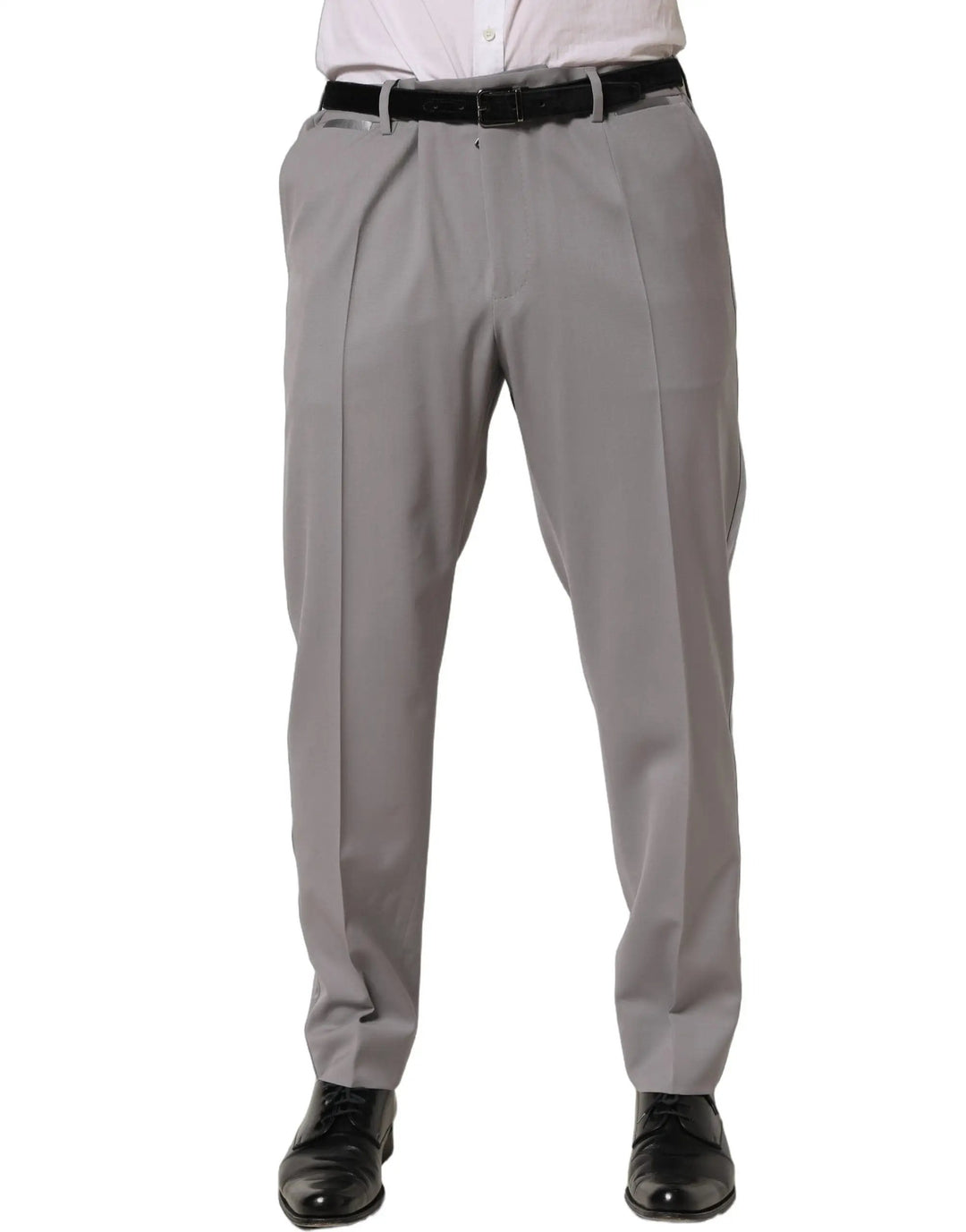 Dolce & Gabbana Sample Sale | Dolce & Gabbana Gray Wool Tapered Men Dress Trouser Pants - | Designer outlet