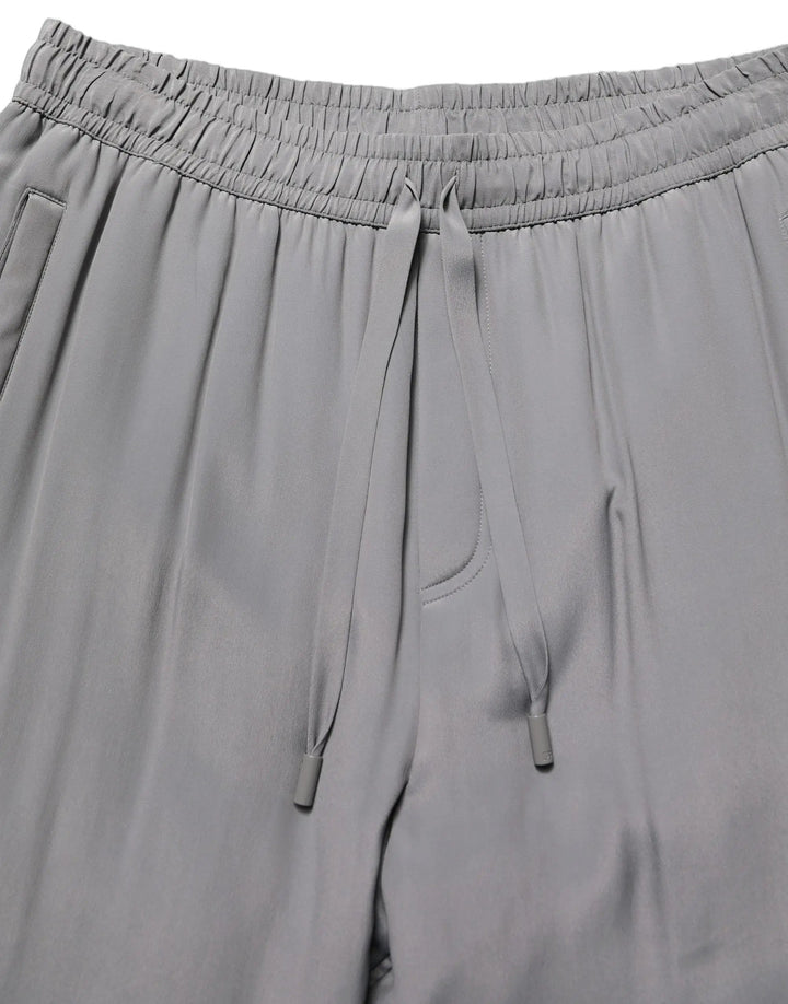 Dolce &amp; Gabbana Sample Sale | Dolce &amp; Gabbana Gray Cotton Jogger Sweatpants Trouser Pants - | Designer outlet