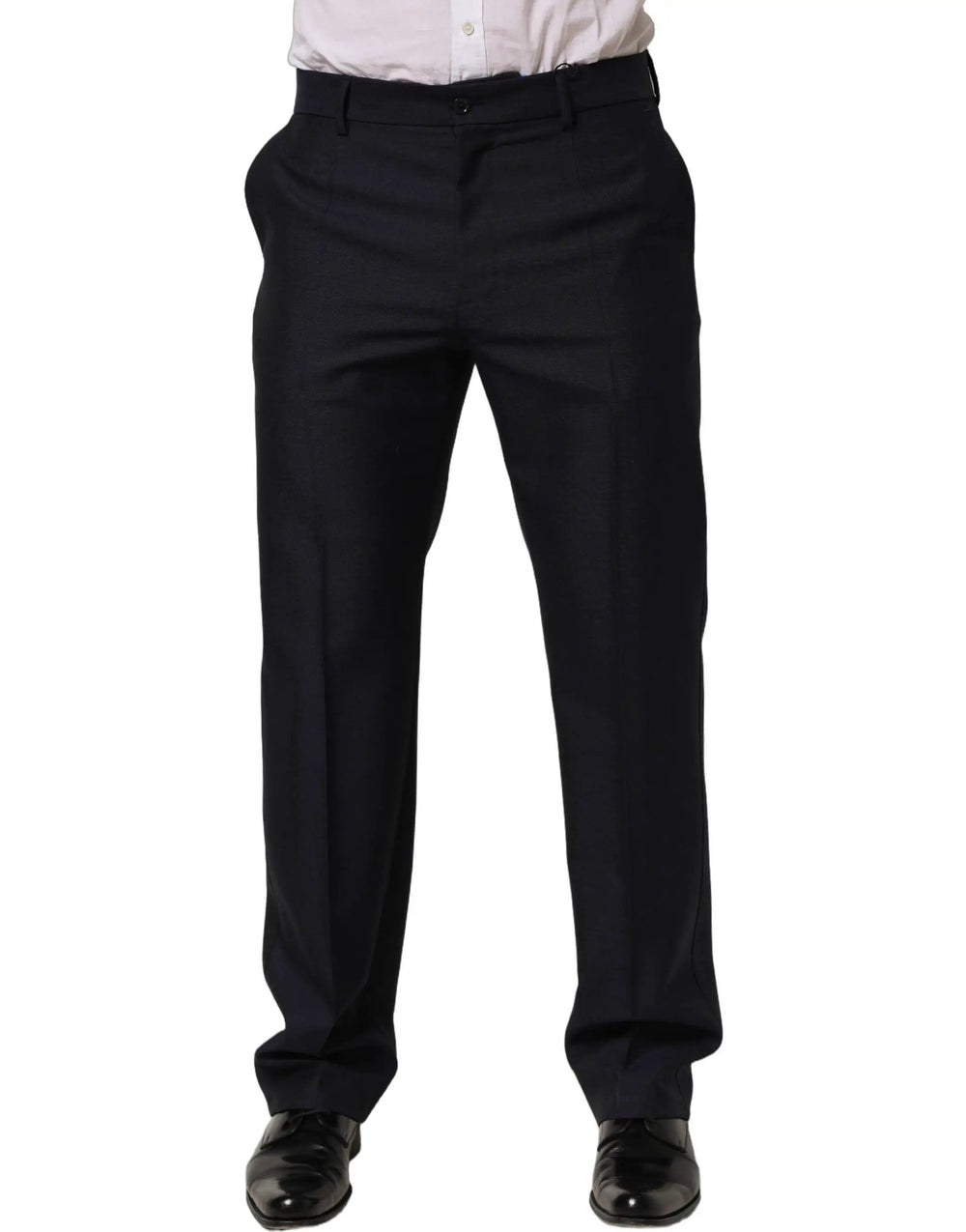 Dolce & Gabbana Sample Sale | Dolce & Gabbana Black Wool Tapered Leg Dress Trouser Pants - | Designer outlet