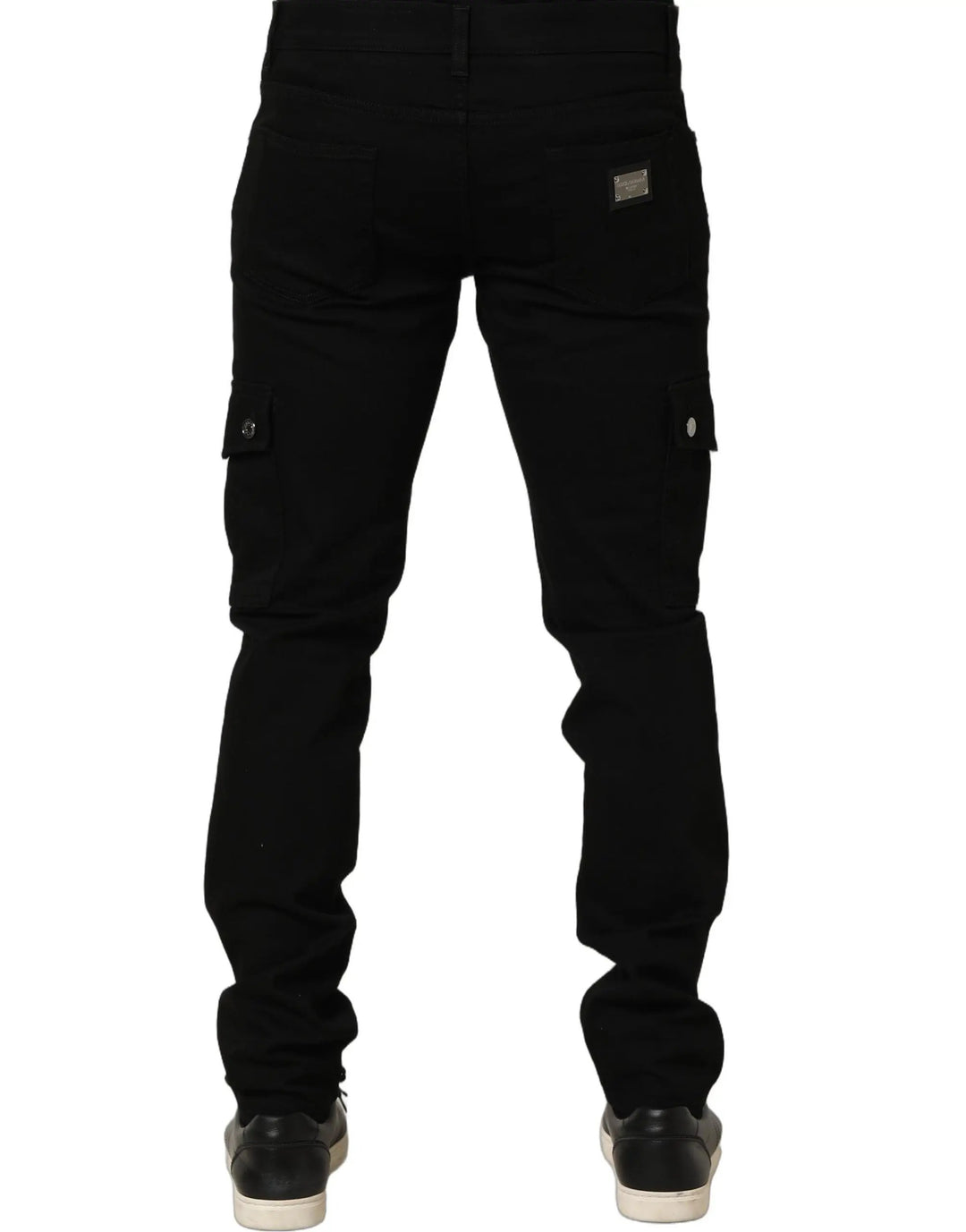 Dolce &amp; Gabbana Sample Sale | Dolce &amp; Gabbana Black Cotton Stretch Skinny Men Denim Jeans - | Designer outlet