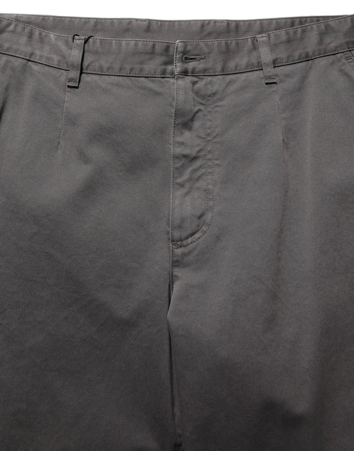 Dolce &amp; Gabbana Sample Sale | Dolce &amp; Gabbana Dark Gray MidWaist Straight Men Trouser Pants - | Designer outlet