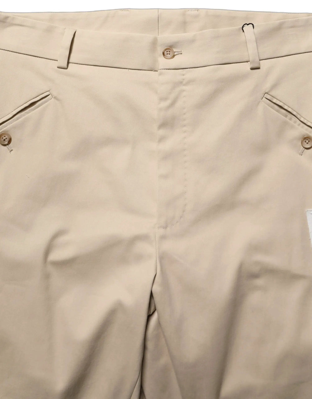 Dolce &amp; Gabbana Sample Sale | Dolce &amp; Gabbana Beige Re-Editon Mid Waist Tapered Men Pants - | Designer outlet