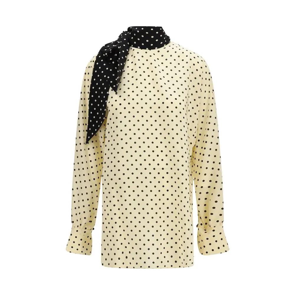 Valentino Sample Sale | Valentino Beige Silk Blouse - | Designer outlet