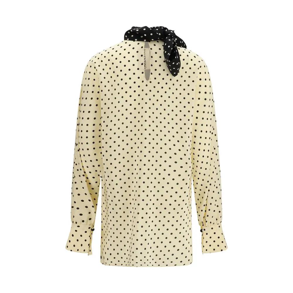 Valentino Sample Sale | Valentino Beige Silk Blouse - | Designer outlet