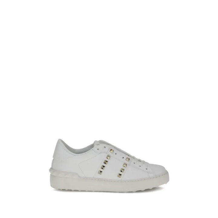 Valentino Garavani Sample Sale | Valentino Garavani White Calf Leather Bos Taurus Sneakers - | Designer outlet