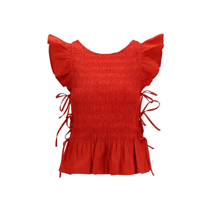 Ganni Sample Sale | Ganni Multicolor Cotton Blouse - | Designer outlet