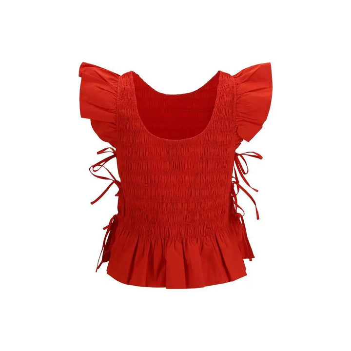 Ganni Sample Sale | Ganni Multicolor Cotton Blouse - | Designer outlet