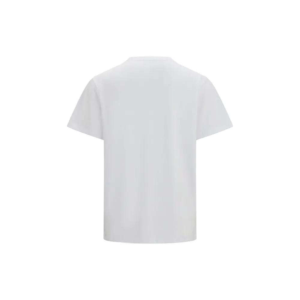 Ganni Sample Sale | Ganni White Cotton T-Shirt - | Designer outlet