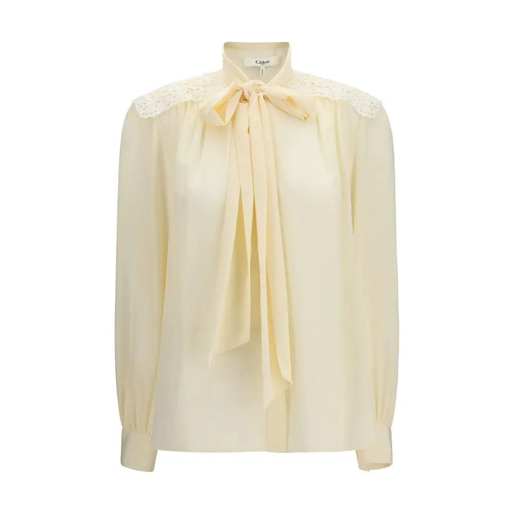 Chloé Sample Sale | Chloé Beige Polyester Blouse - | Designer outlet