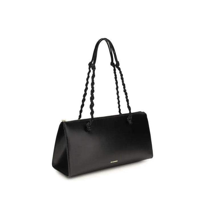 Jil Sander Sample Sale | Jil Sander Black Calf Leather Bos Taurus Handbag - | Designer outlet