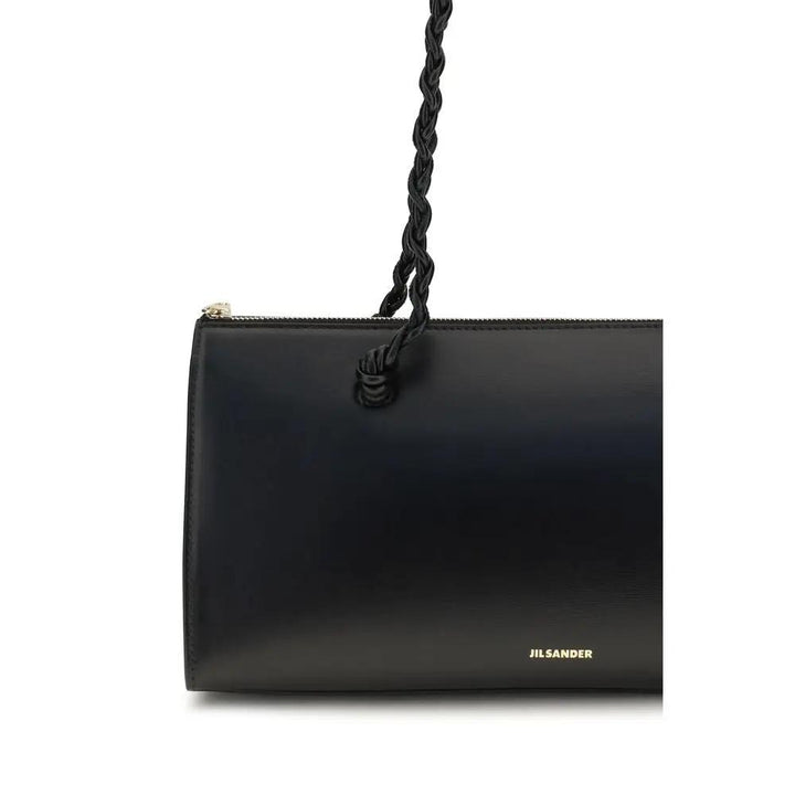 Jil Sander Sample Sale | Jil Sander Black Calf Leather Bos Taurus Handbag - | Designer outlet