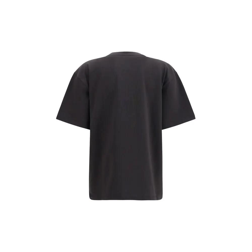 Ganni Sample Sale | Ganni Black Cotton T-Shirt - | Designer outlet