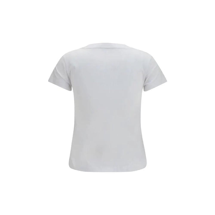 Ganni Sample Sale | Ganni White Cotton T-Shirt - | Designer outlet