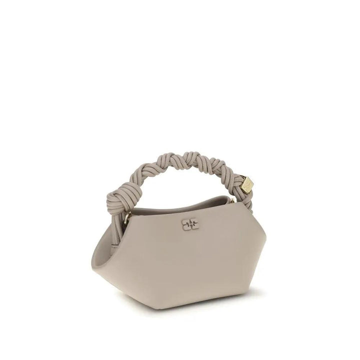 Ganni Sample Sale | Ganni White Recycled Leather Shoulder Bag - | Designer outlet
