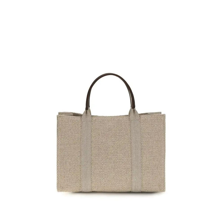 The Row Sample Sale | The Row Beige Fabric Handbag - | Designer outlet