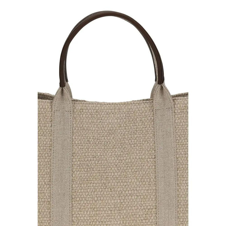 The Row Sample Sale | The Row Beige Fabric Handbag - | Designer outlet