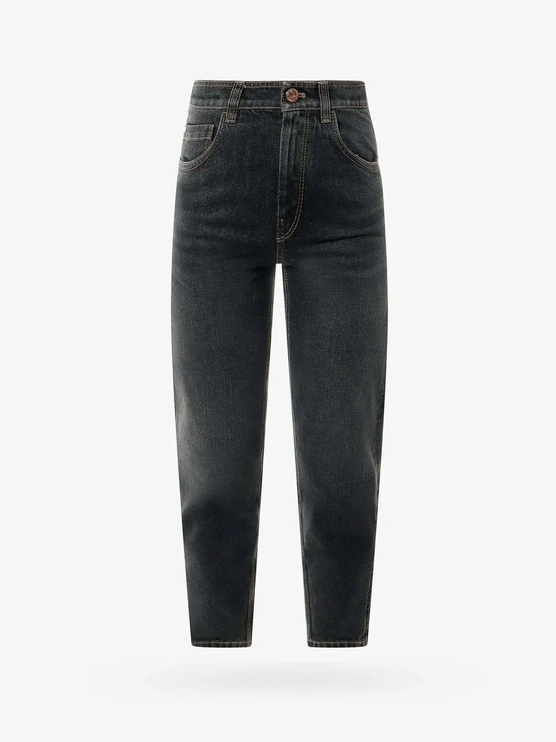 Brunello Cucinelli Sample Sale | Brunello Cucinelli Black Cotton Relaxed Fit Jeans - | Designer outlet