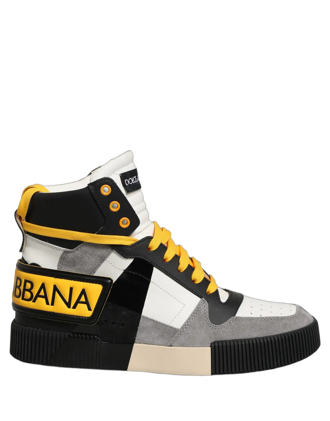 Dolce &amp; Gabbana Sample Sale | Dolce &amp; Gabbana Multicolor Leather High Top Sneakers Shoes - | Designer outlet