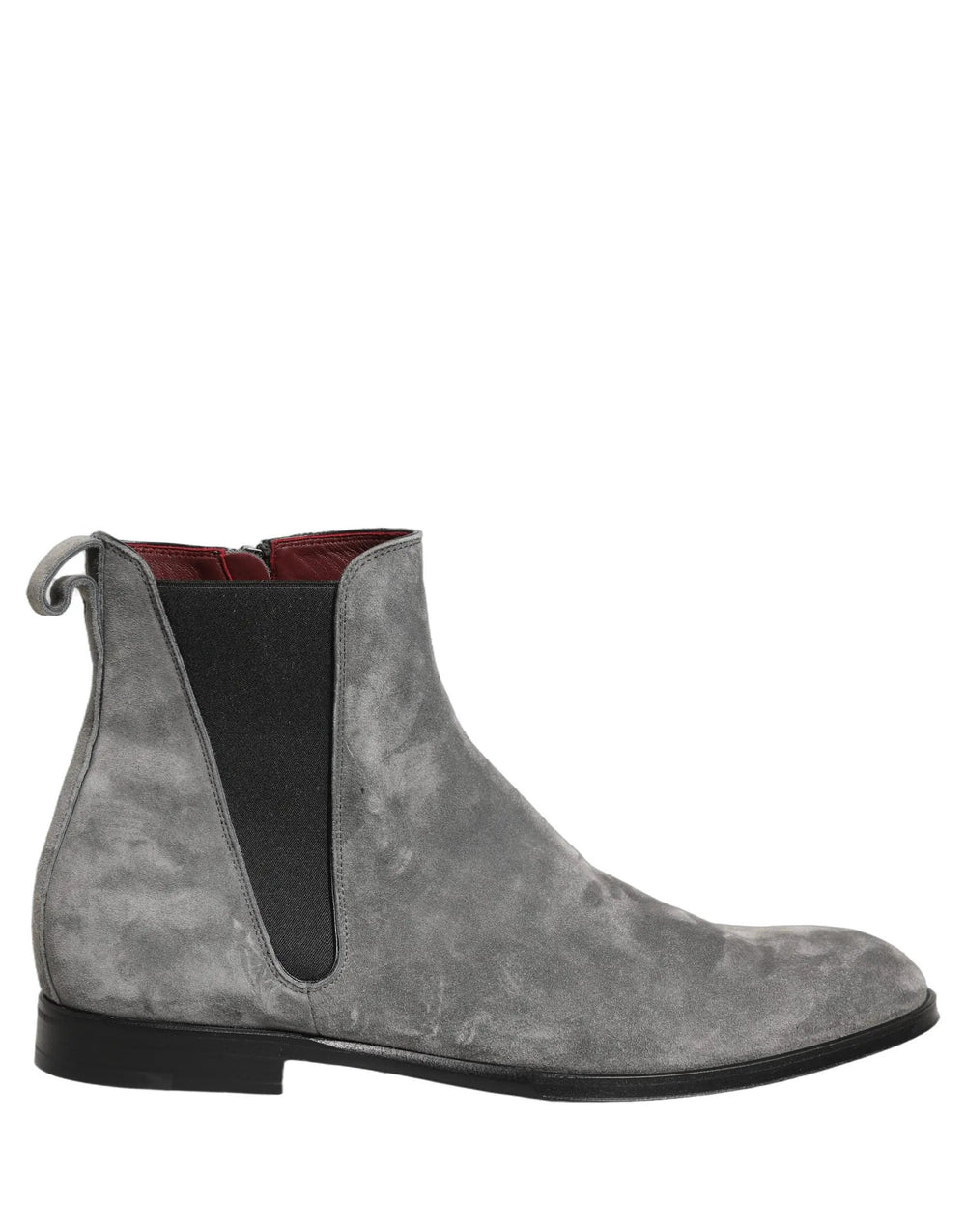 Dolce & Gabbana Sample Sale | Dolce & Gabbana Gray Suede Leather Chelsea Boots Shoes - | Designer outlet